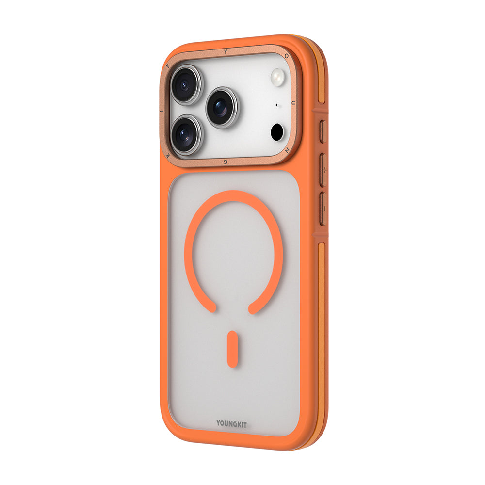 Youngkit Rock Sand Serisi iPhone 17 Pro M-safe Telefon Kılıfı Youngkit Rock Sand Serisi iPhone 17 Pro M-safe Telefon Kılıfı
